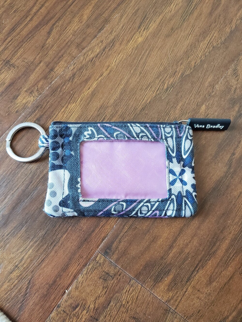 Vera Bradley Floral ID Case with Key Ring